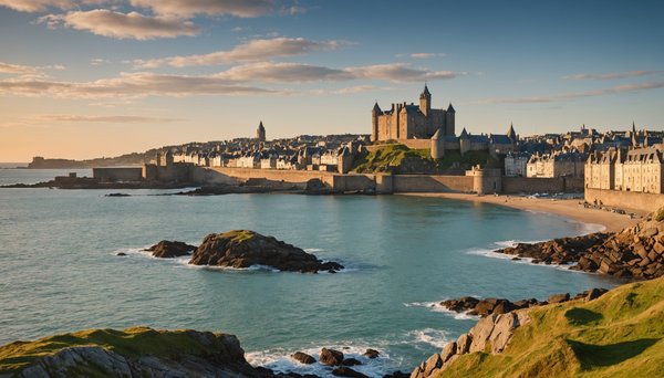 Le patrimoine maritime et historique de saint-malo avec le camping de l'ile verte