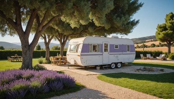 Séjour nature dans le vaucluse en mobil-home avec le camping les fontaines